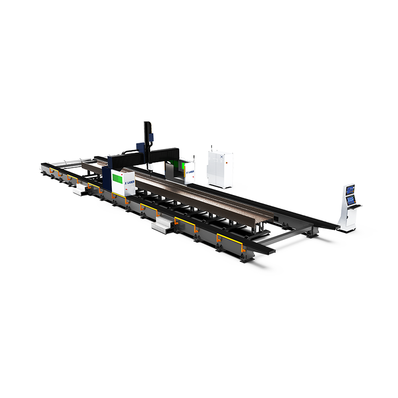 Cortadora l&aacute;ser 3D de perfil serie GH dise&ntilde;ada para la industria de estructuras de acero